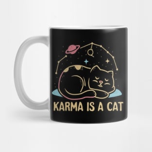 Karma Is A Cat Mug